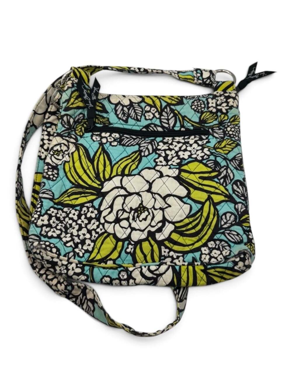Vera Bradley Island Blooms Hipster Crossbody Bag Retired Floral Quilted